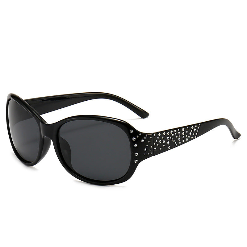 Gafas de sol de PC polarizadas al por mayor con diamantes
